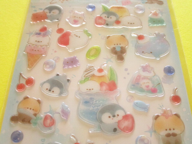 Photo: Kawaii Cute Favorite Choose Candy Stickers Sheet Q-Lia *Nostal Sea Life (91227)