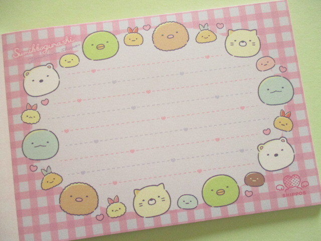 Photo: Kawaii Cute Large Memo Pad Sumikkogurashi San-x *Yumemiru Shippos (MH26502)