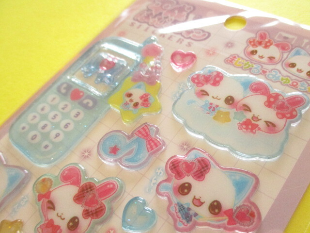 Photo: Kawaii Cute 平成はっぴーフォン Stickers Sheet Crux *まじかる みゅーちゃん (131005)