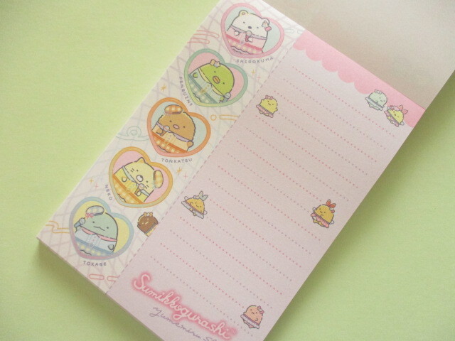Photo: Kawaii Cute Large Memo Pad Sumikkogurashi San-x *Yumemiru Shippos (MH26501)