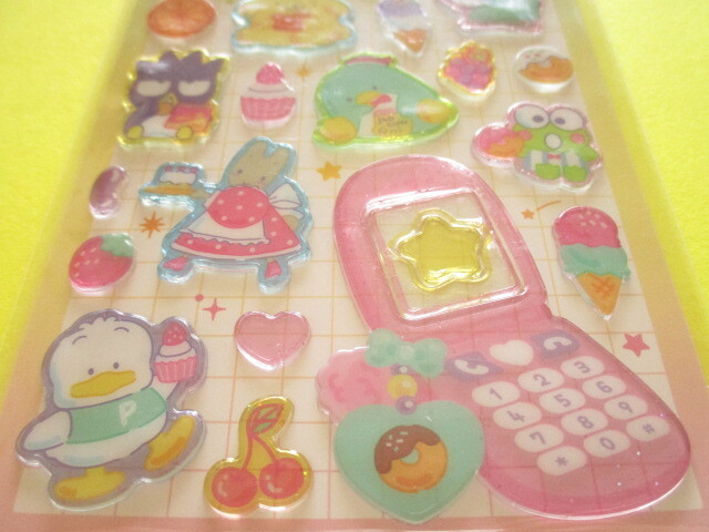 Photo: Kawaii Cute 平成はっぴーフォン Stickers Sheet Crux *Sanrio Characters (131319)
