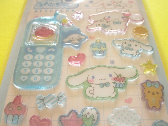 Photo: Kawaii Cute 平成はっぴーフォン Stickers Sheet Crux *Cinnamoroll (131318)