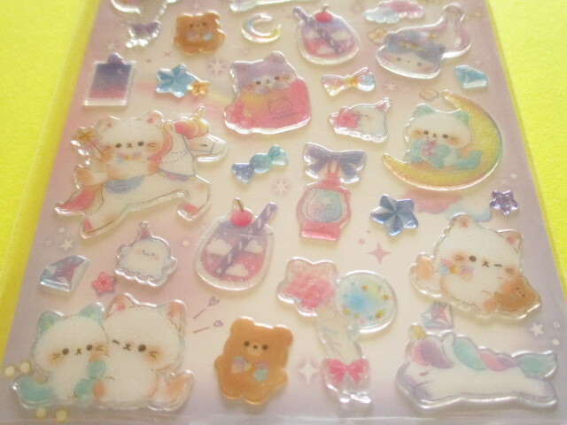 Photo: Kawaii Cute Favorite Choose Candy Stickers Sheet Q-Lia *Night Meaw (91230)