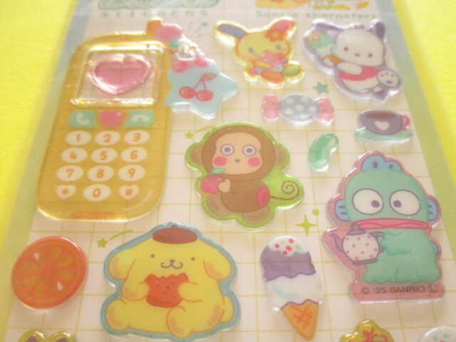 Photo: Kawaii Cute 平成はっぴーフォン Stickers Sheet Crux *Sanrio Characters (131319)