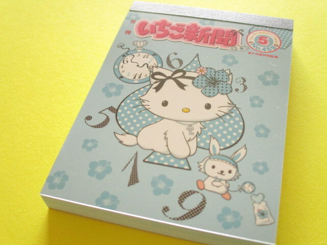 Photo1: Kawaii Cute Mini Memo Pad Sanrio Characters Sun-Star *いちご新聞 strawberry newspaper Charmmykitty (S2847620) 
