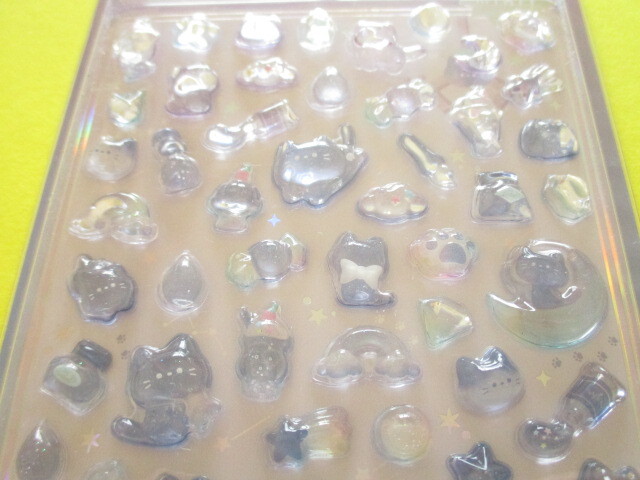 Photo: Kawaii Cute Bonbon Drop Stickers Sheet Mini Q-Lia *よるねこボンボン (91256)