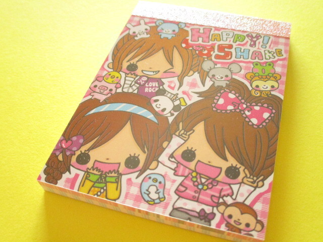 Photo1: Kawaii Cute Petit Memo Pad Q-LiA *Happy Shake (90174)