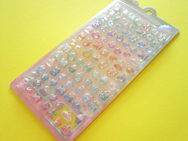 Photo1: Kawaii Cute Bonbon Drop Stickers Sheet Mini Q-Lia *めろめろボンボン (91254)