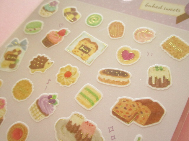 Photo: Kawaii Cute Buon appetito Stickers Sheet Gaia *Baked Sweets (466788-1)