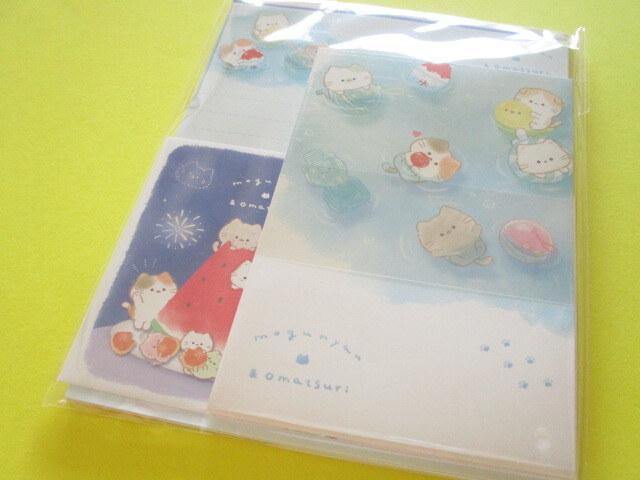 Photo1: Kawaii Cute Letter Set Mogu ♡Nyan Kamio Japan *Summer Festival (226622)