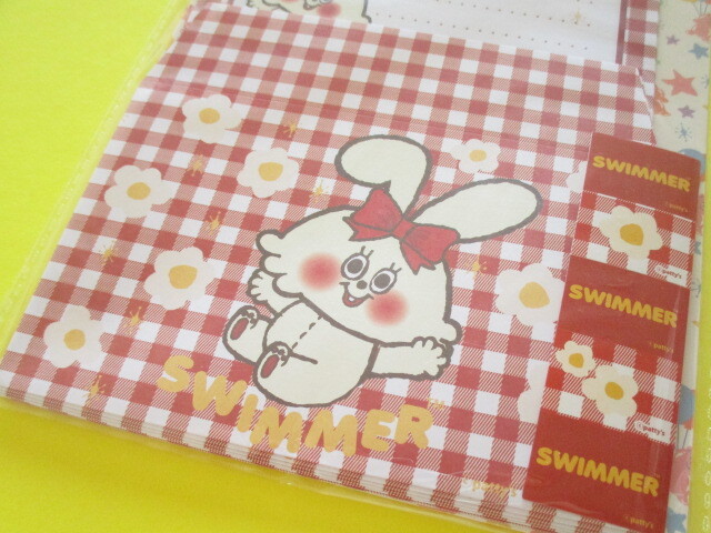 Photo: Kawaii Cute Letter Set *SWIMMER (SE-SW11860-Red)