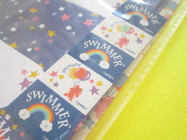 Photo: Kawaii Cute Letter Set *SWIMMER (SE-SW11860-Blue)