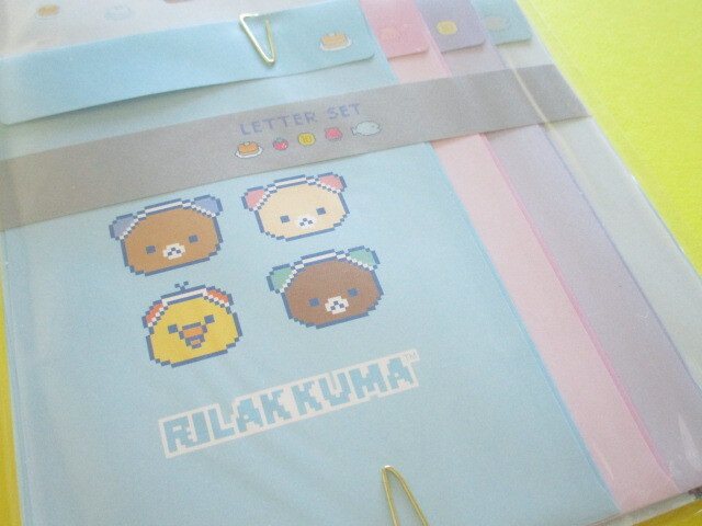 Photo: Kawaii Cute Regular Letter Set Rilakkuma San-x *Gaming Rilakkuma (LH83701)