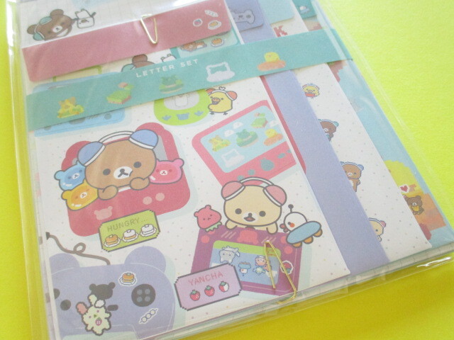 Photo: Kawaii Cute Regular Letter Set Rilakkuma San-x *Gaming Rilakkuma (LH83801)