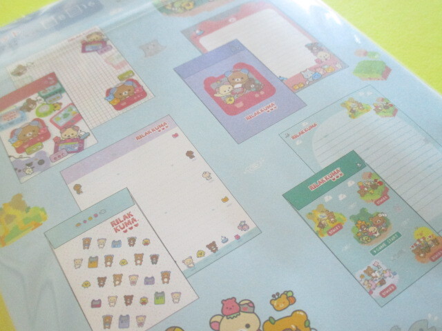 Photo: Kawaii Cute Regular Letter Set Rilakkuma San-x *Gaming Rilakkuma (LH83801)