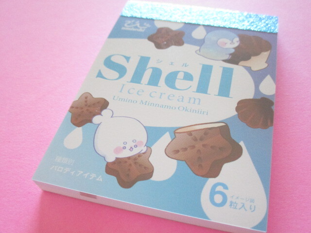 Photo1: Kawaii Cute Mini Memo Pad Crux *Shell (131702)