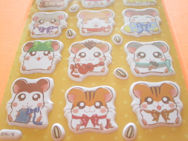 Photo: Kawaii Cute Puffy Stickers Sheet  *Tottoko Hamutaro (40143)