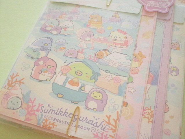 Photo: Kawaii Cute Regular Letter Set San-x Sumikkogurashi *Penguin Lagoon (LH83901)