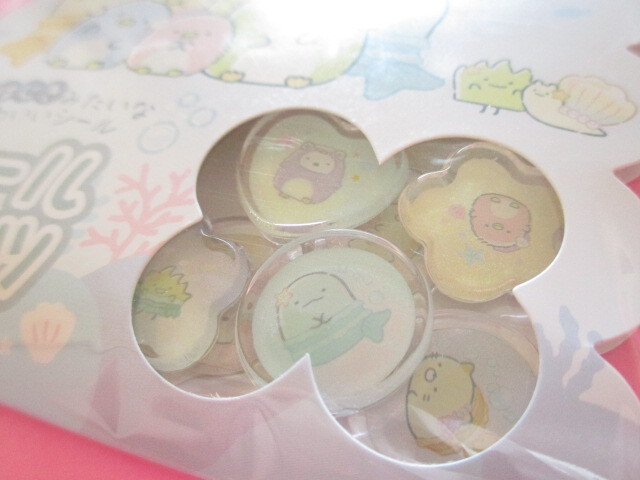 Photo: Kawaii Cute Seal Bits Sticker Ohajiki Flakes Sack San-x *Sumikkogurashi (SE69009)