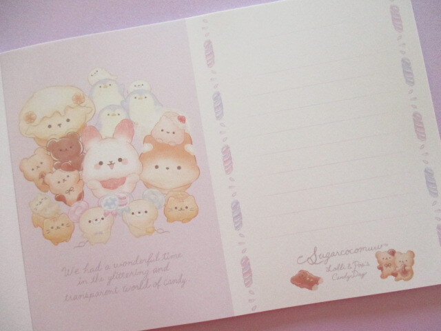 Photo: Kawaii Cute Large Memo Pad Sugarcocomuu San-x *Chu Pop Candy (MH28401)