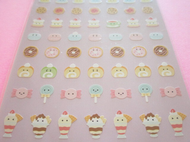 Photo: Kawaii Cute たべられ隊 Stickers Sheet Gaia *Snacks (466798-1)