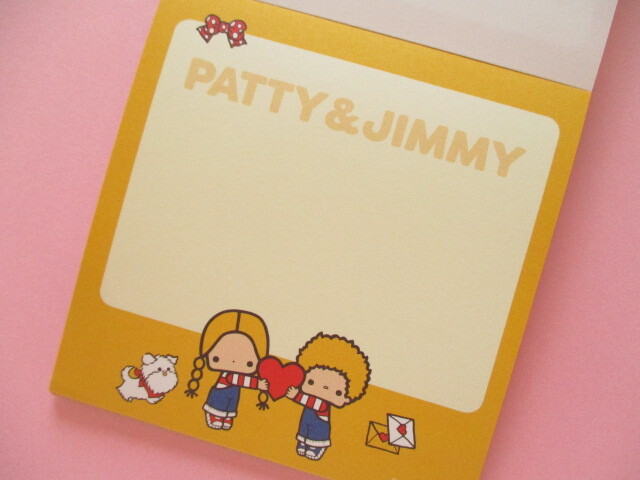 Photo: Kawaii Cute Medium Square Memo Pad Sanrio *Patty & Jimmy (S2849682)