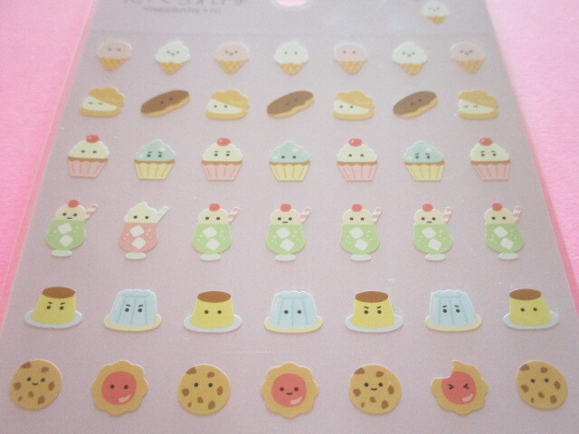 Photo: Kawaii Cute たべられ隊 Stickers Sheet Gaia *Snacks (466798-1)