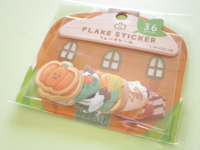 Photo1: Kawaii Cute Sticker Flakes Sack Do-Best *Autumn Sweets (LJP-FSC-36-2)