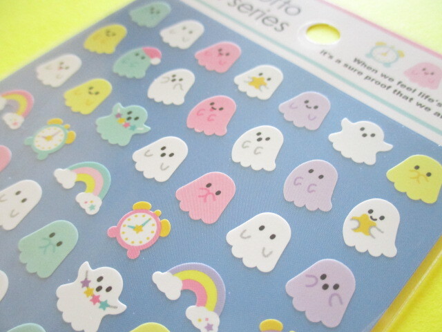 Photo: Kawaii Cute Stickers Sheet Gaia *Pastel Ghost 2 (468149)