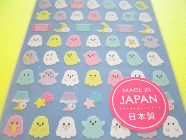 Photo: Kawaii Cute Stickers Sheet Gaia *Pastel Ghost 2 (468149)