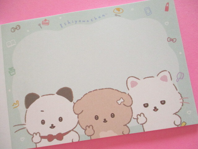 Photo: Kawaii Cute Large Memo Pad Ishiyowachan San-x *後輩ちゃん登場 (MH28702)