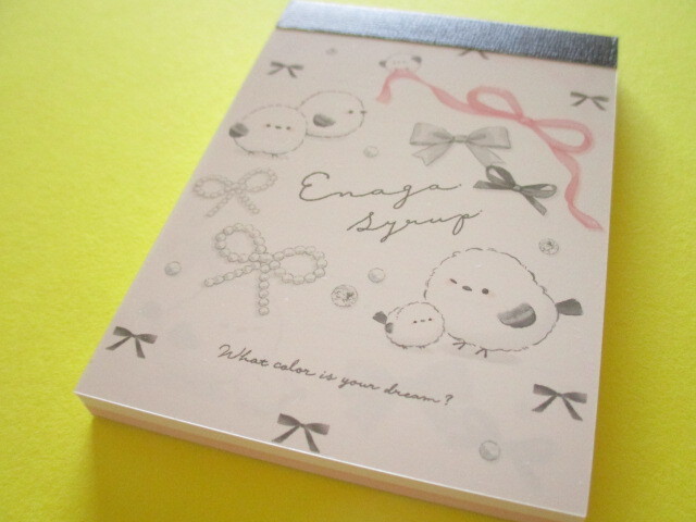 Photo1: Kawaii Cute Petit Memo Pad Q-LiA *Enaga Syrup (04186)