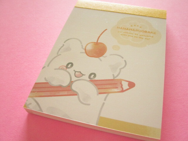 Photo1: Kawaii Cute Mini Memo Pad Hanamaruobake Crux *はなまるおばけ (306246）