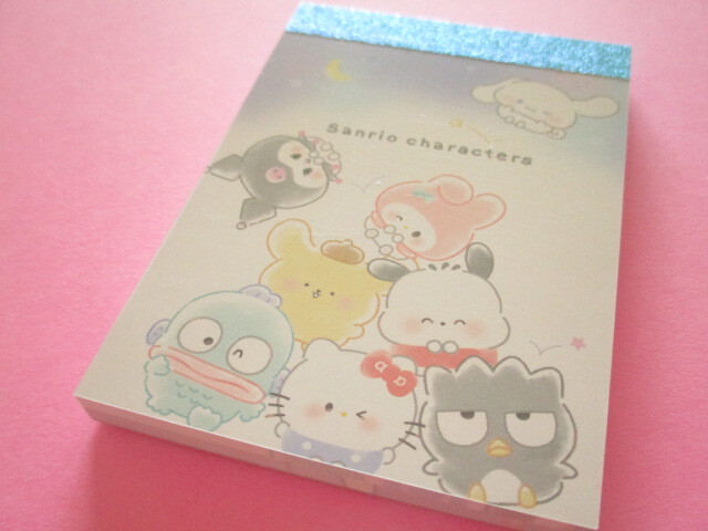 Photo1: Kawaii Cute Mini Memo Pad Sanrio Characters Crux *Night Sky (131185）