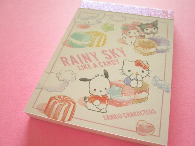 Photo1: Kawaii Cute Mini Memo Pad Sanrio Characters Crux *Rainy Sky (306646）