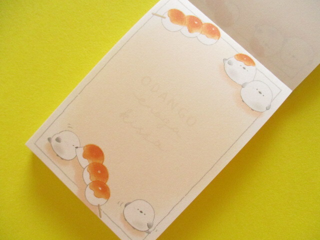 Photo: Kawaii Cute Mini Memo Pad Kamio Japan *Odango Enaga Kissa (228210)