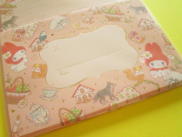 Photo: Kawaii Cute Letter Set My Melody × たけい みき Miki Takei Clothes Pin *Little Red (LS-84051)