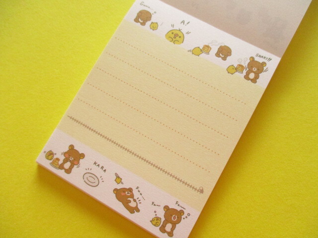 Photo: Kawaii Cute Mini Memo Pad Rilakkuma San-x *stay with me (MH28101-1)