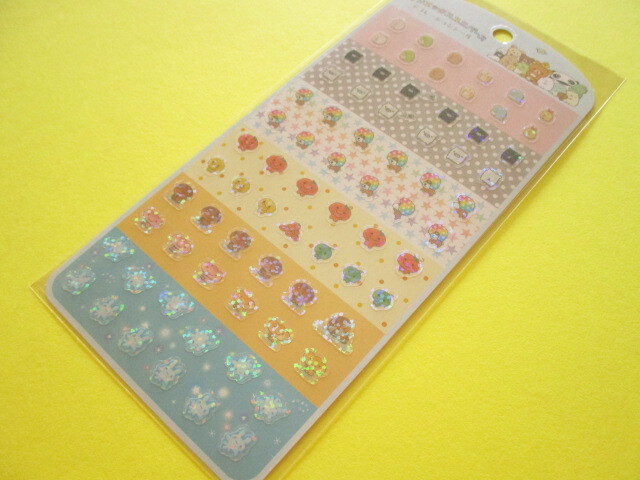 Photo1: Kawaii Cute San-x Universe Decoration Stickers Sheet *Character 02 (SE69302)