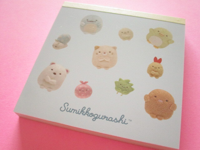 Photo1: Kawaii Cute Square Memo Pad Stuffed animal photographs San-x *Sumikkogurashi (MH29102)