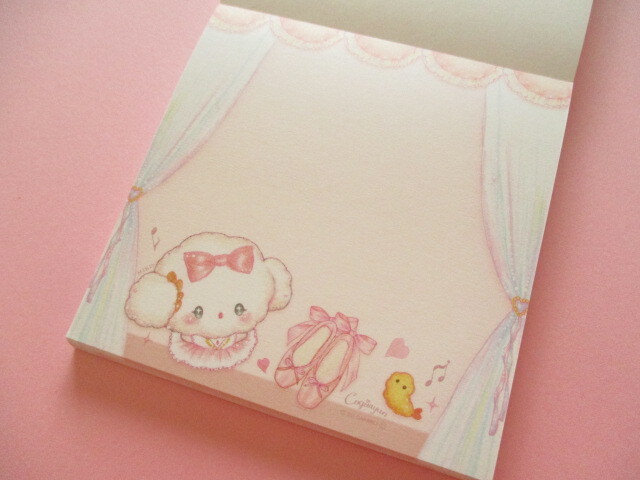 Photo: Kawaii Cute Medium Memo Pad Cogimyun × たけい みき Miki Takei Clothes Pin *Cutie (MM-84056) 