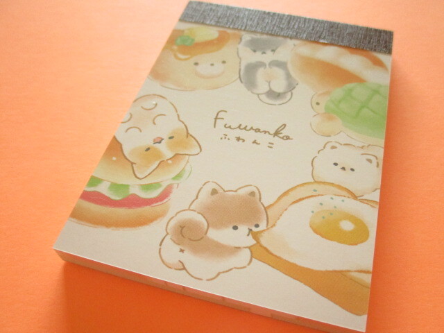 Photo1: Kawaii Cute Mini Memo Pad Fuwanko Crux *Bakery (134805)