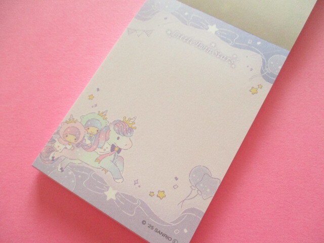 Photo: Kawaii Cute Mini Memo Pad Little Twin Stars Crux *Twilight Unicorn (132554）