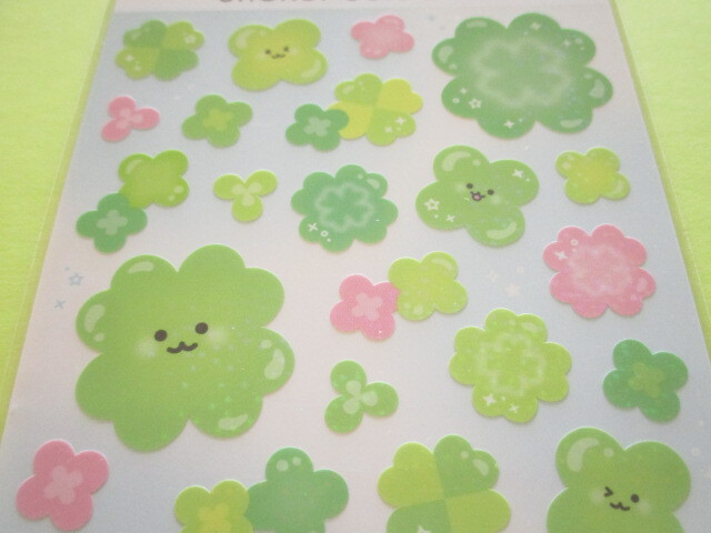 Photo: Kawaii Cute Stickers Sheet Gaia *Clover World (466837-2)