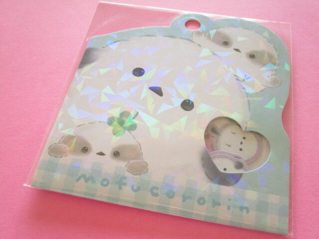 Photo1: Kawaii Cute Sticker Flakes Sack Q-LiA *Mofucororin/  Enaga (01105)