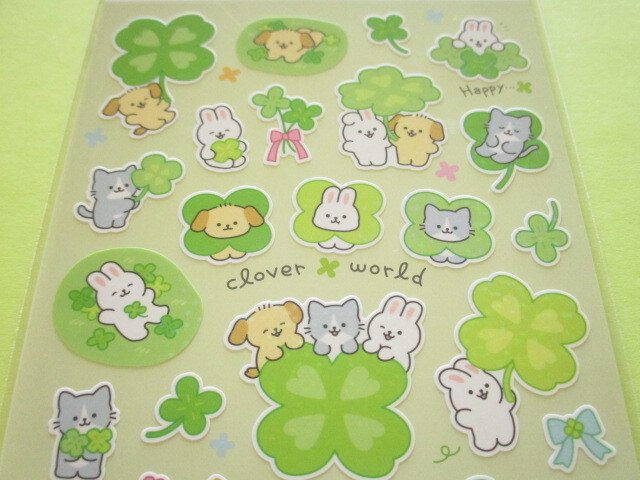 Photo: Kawaii Cute Stickers Sheet Gaia *Clover World (466837-1)