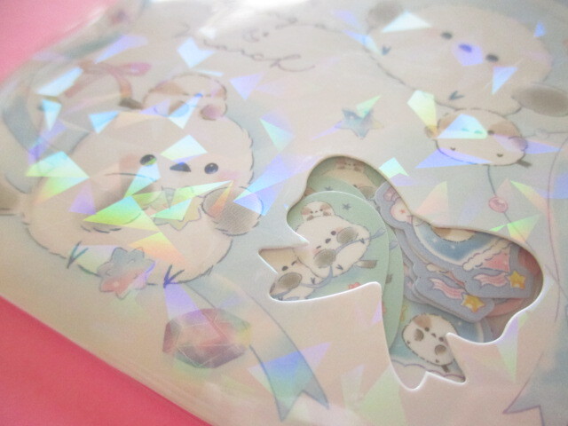 Photo: Kawaii Cute Sticker Flakes Sack Q-LiA *Enaga March (01109)