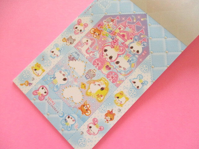 Photo: Kawaii Cute V Large Memo Pad Candy Twins Q-LiA *Princess Candy (00114)