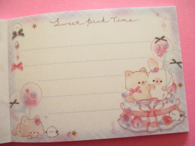 Photo: Kawaii Cute Petit Memo Pad Q-LiA *Sweet Pink Time (00134)
