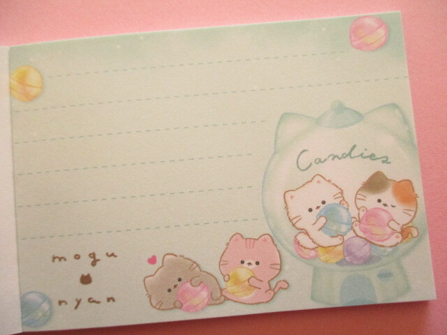 Photo: Kawaii Cute Mini Memo Pad Mogu♡nyan Kamio Japan *Candy Machine (229677)